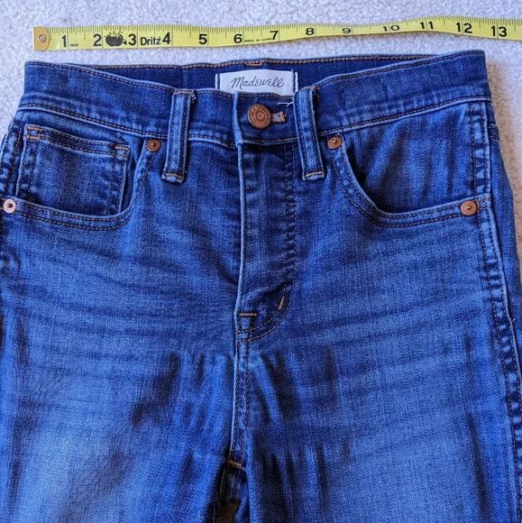 Madewell 10" high-rise skinny jeans size 24 - Picture 3 of 8